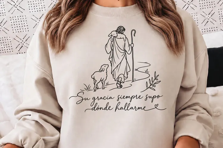 Tu Amor Vino Por Mi Christian PNG, Spanish Good Shepherd Fai