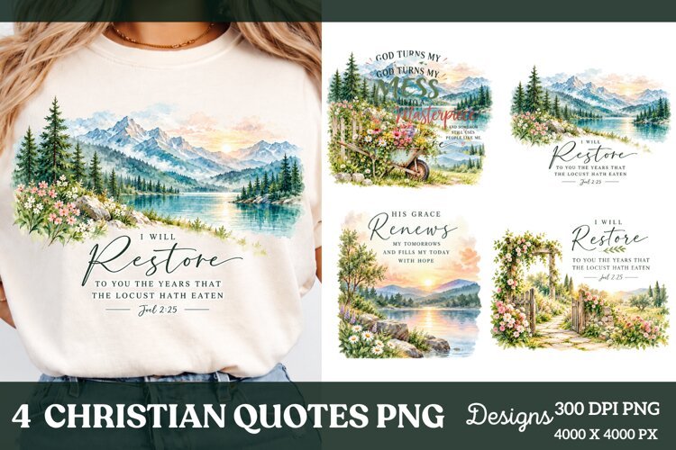4 Inspirational Faith PNG example image 1