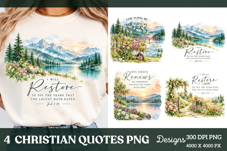 4 Inspirational Faith PNG