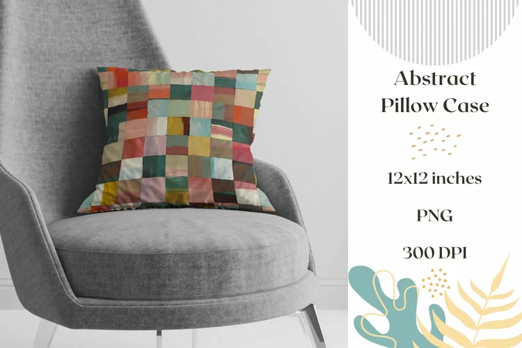 Colorful Pillow Case Sublimation, Abstract Pillowcase Design