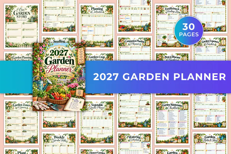 2027 Garden Planner kdp interiprs