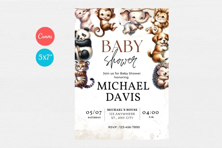 Baby Shower Invitation Template 268