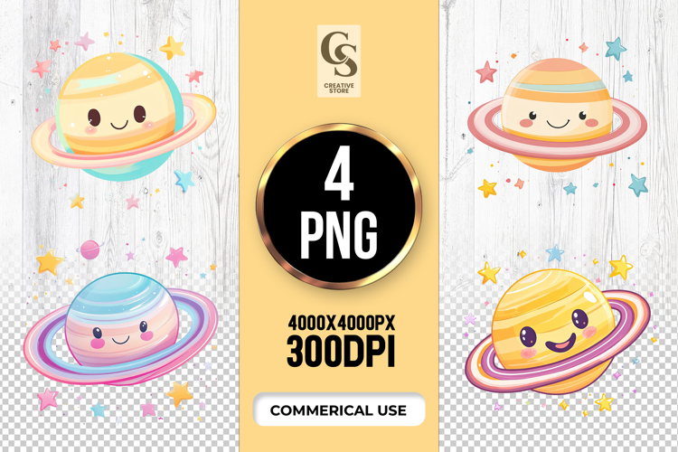 Cute Planet Clipart Image 3