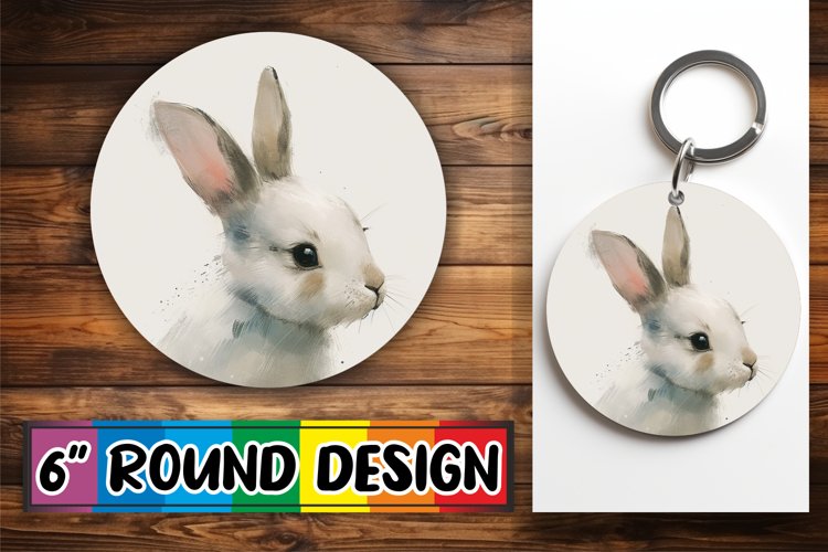 Boho Animals Sublimation Round Ornament