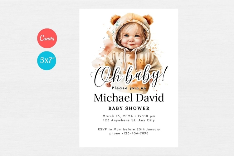 Baby Shower Invitation Template 284