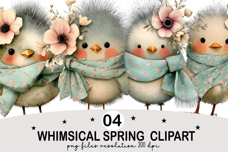Whimsical Spring Clipart png Whimsical Spring Watercolor png
