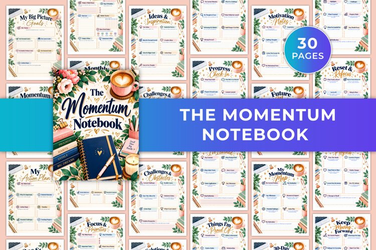 The Momentum Notebook Kdp interiors example image 1