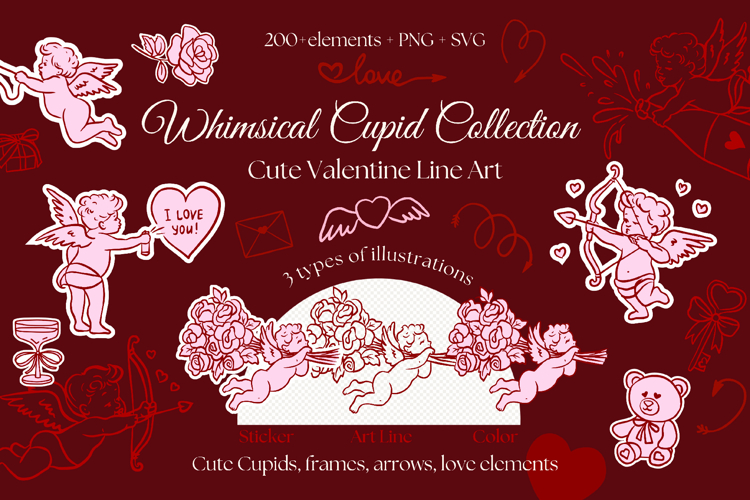 Cute Valentine's Day Clipart Image 15