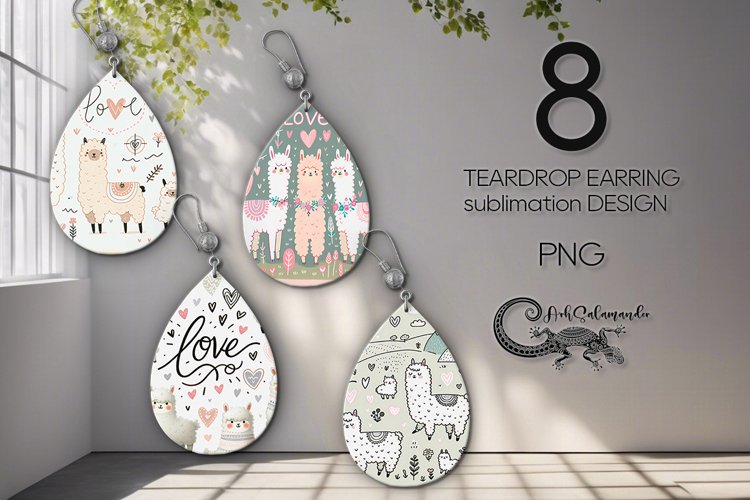 Earring Sublimation Designs