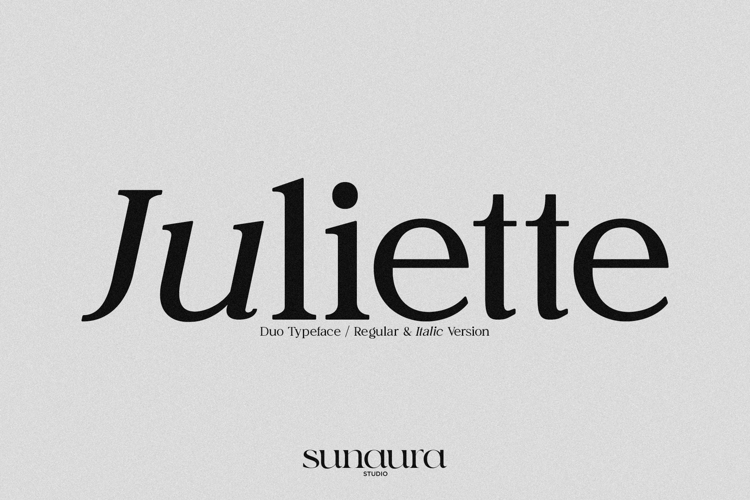 Juliette Duo Typeface