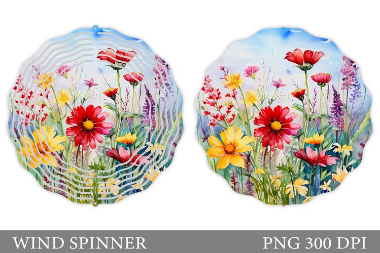 Watercolor Flowers Image 9