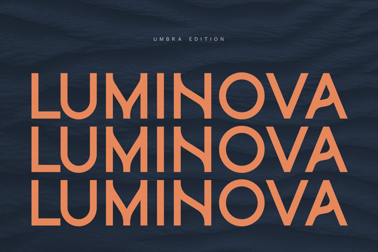 Luminova Modern Clean Sans Serif Font