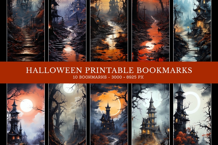 Halloween Fantasy Bookmarks
