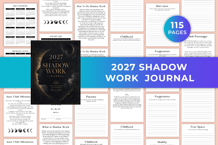 2027 Shadow Work Journal | Self-Discovery Workbook