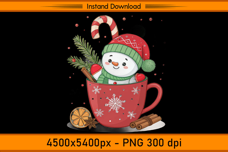 Christmas Snowman Clipart Image 24