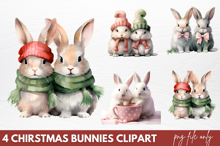 Bunnies Clipart Image 6