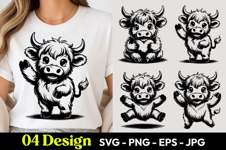 Highland Cow Png Image 17