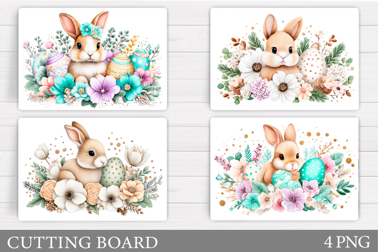 Easter Bunny Cutting Board. Easter Cutting Board Sublimation
