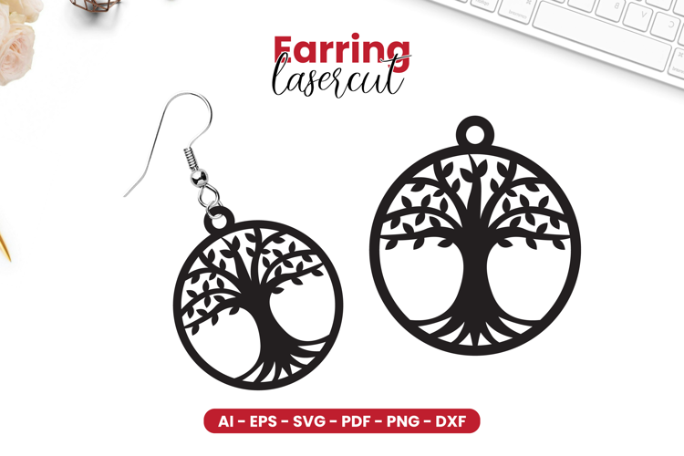 Earring LaserCut - Lasercut File
