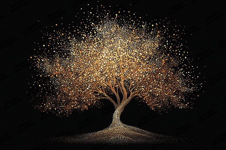 Gold Glitter Background Image 6