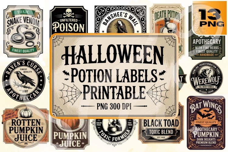 Apothecary Bottle Labels Image 11