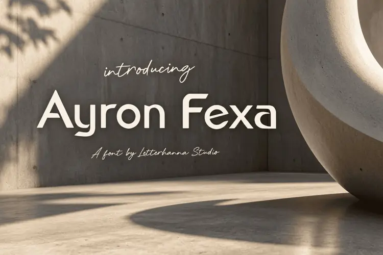 Ayron Fexa: The Futuristic Font Redefining Modern Branding