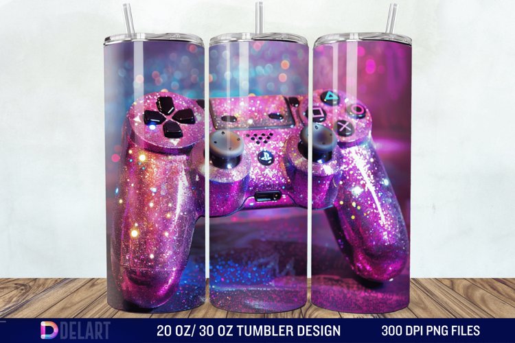 3D Game Controller Tumbler Wrap