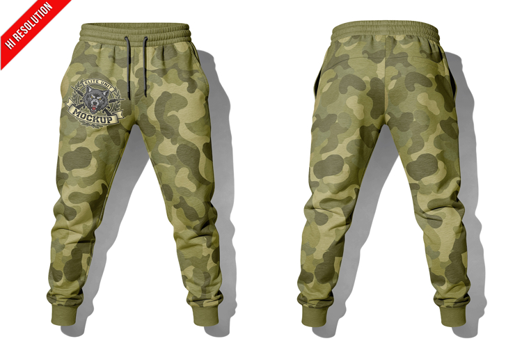 Mens Jogger Pants Mockup example image 1