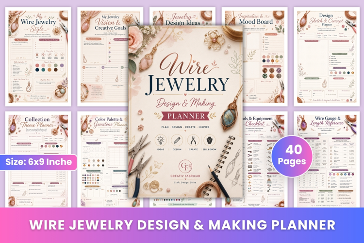 Wire Jewelry Design & Making Planner