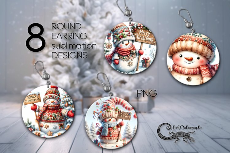 Cute Snowman Clipart Image 8
