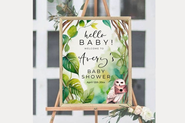 Baby Shower Welcome Template 76