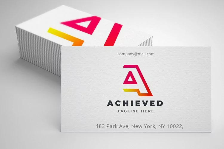 Achieved Letter A Logo