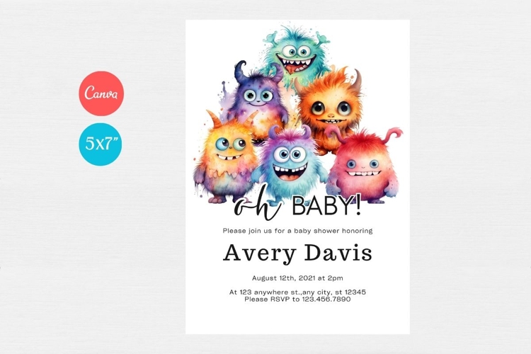 Baby Shower Invitation Template 207