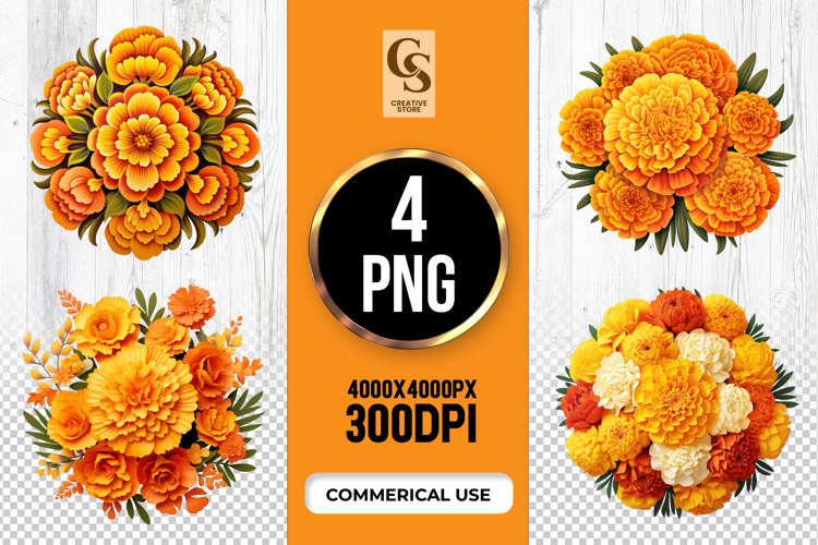 Marigold Clipart Image 22