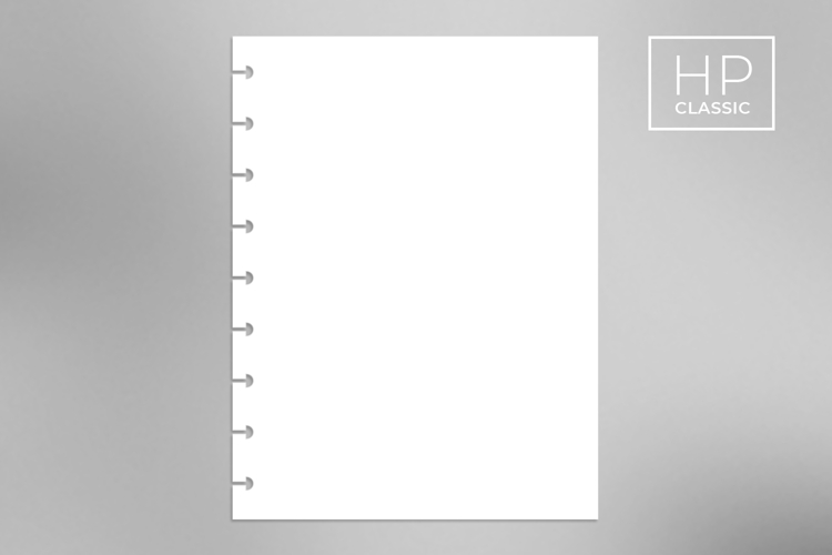 Happy Planner classic 9-hole punch template guide showing precise hole placement marks for disc bound planners, printable PDF alignment sheet for DIY planner pages.