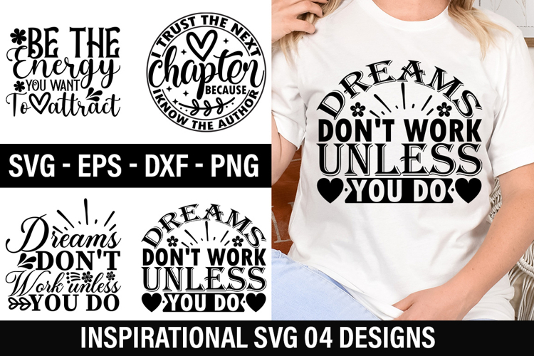 Inspirational SVG Design - i trust the next chapter because