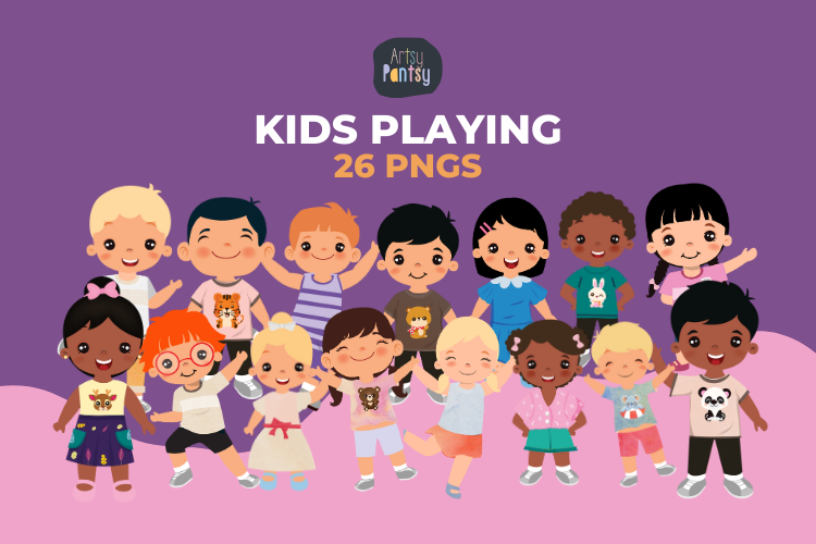 Cute Kids - Children's Educational Graphics Bundle example image 1