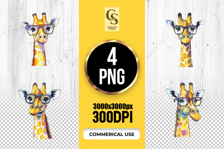 Giraffe Clipart Image 4