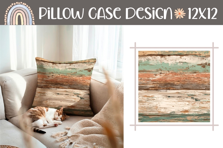 Wooden Pillow Design, Wood Pillow Case, Wooden Print