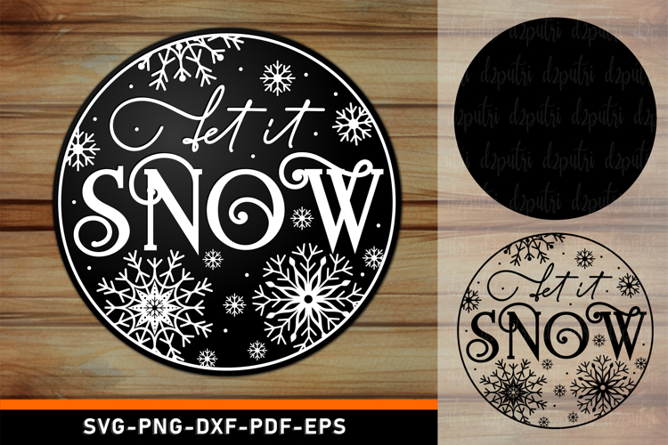 Let It Snow Svg Image 11