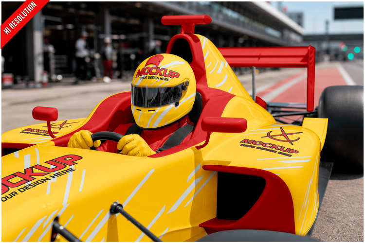 Formula Car Pit Lane