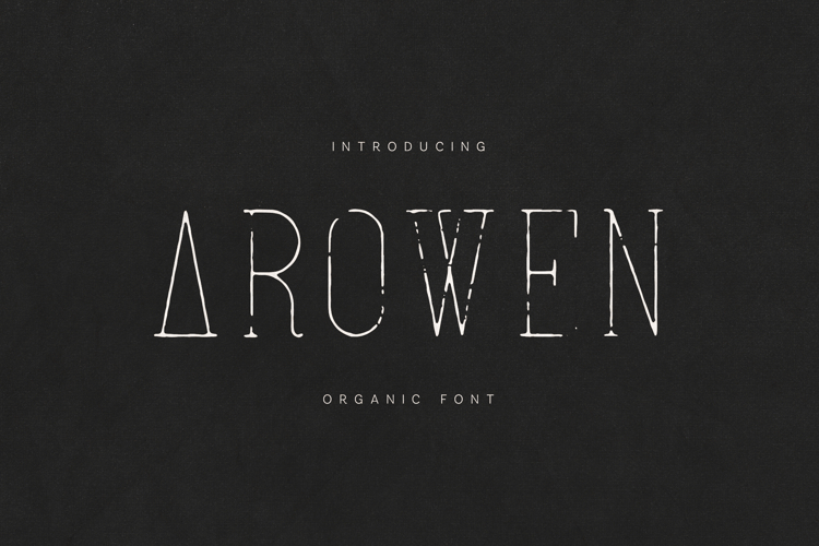 Arowen Organic Serif Font