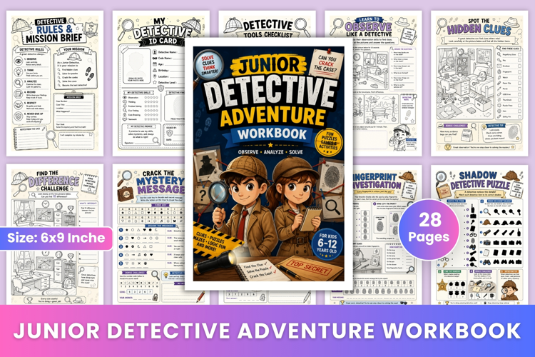 Junior Detective Adventure Workbook