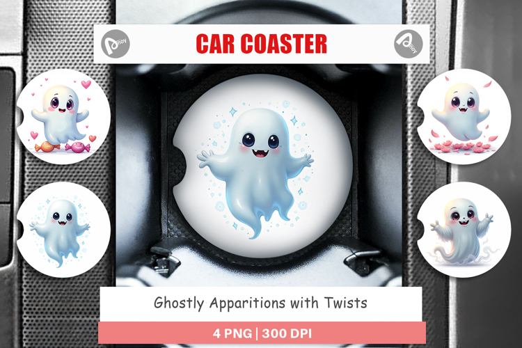 Car Coaster Ghostly Apparitions with Twists