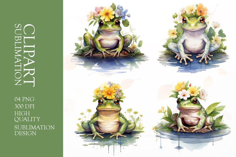 Cute Frog Clipart Image 18