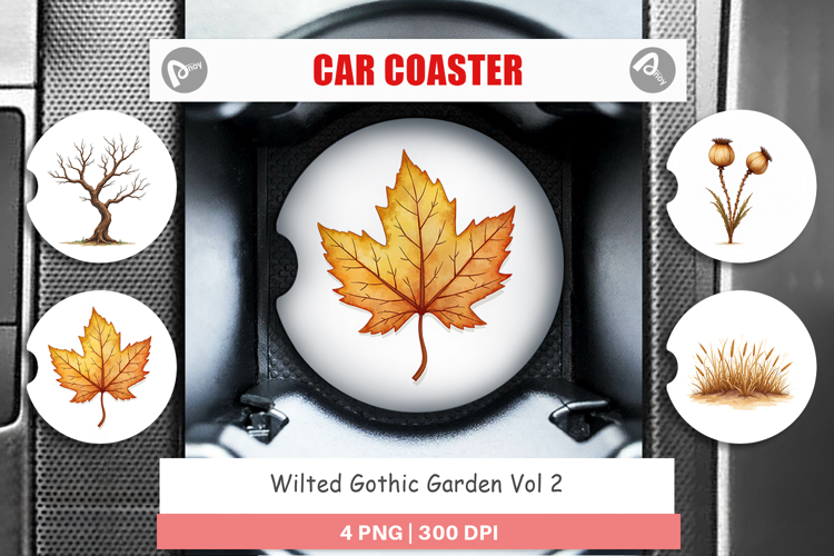 Wilted Garden Car Coaster