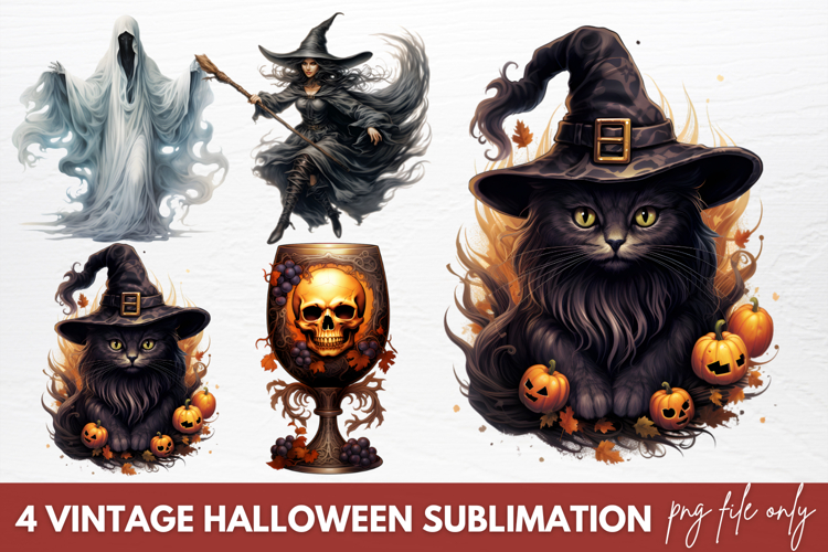 Vintage Halloween Clipart Image 7