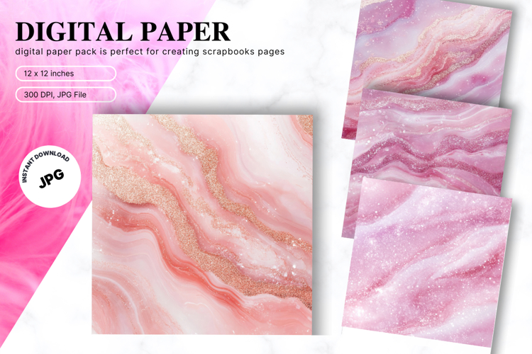 Pink Watercolor Backgrounds Image 3