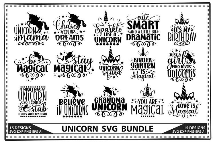 Unicorn Face Svg Image 18