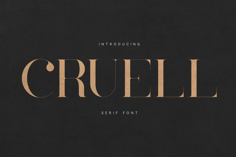 Cruelli Elegant Luxury Serif Font